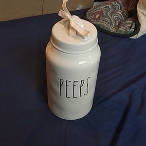 "PEEPS" Ceramic Canister